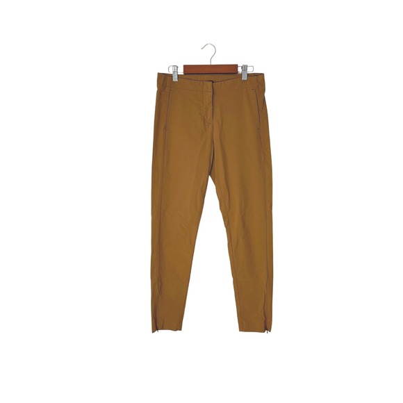 MDC 4 Way Stretch Slacks Golden Brown 36 S Ankle Zip Trousers - Picture 2 of 13